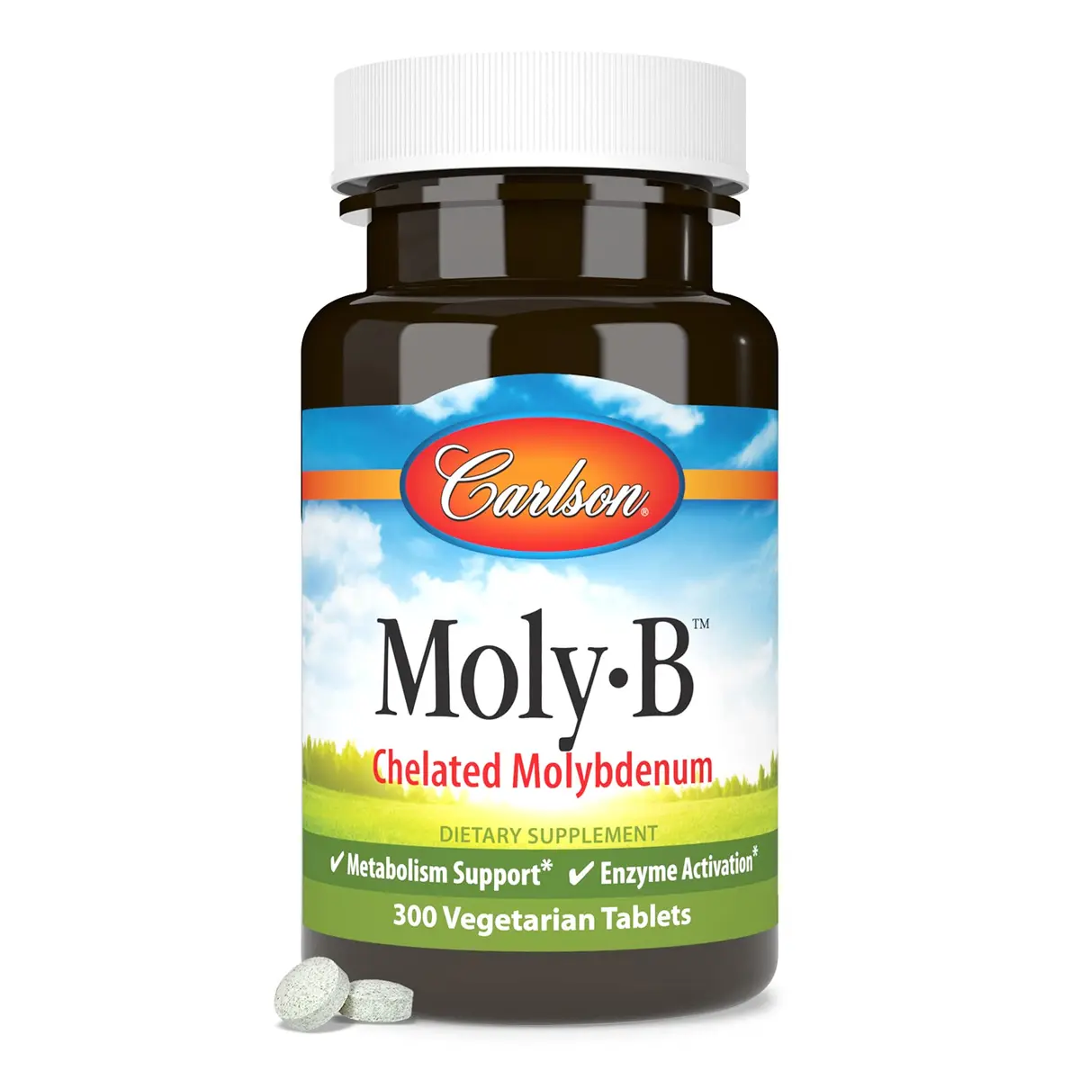 Carlson Moly-B, Metabolism Support, 300 Vegetarian Tablets | Supports Fat & Carbohydrate Metabolism - view 5