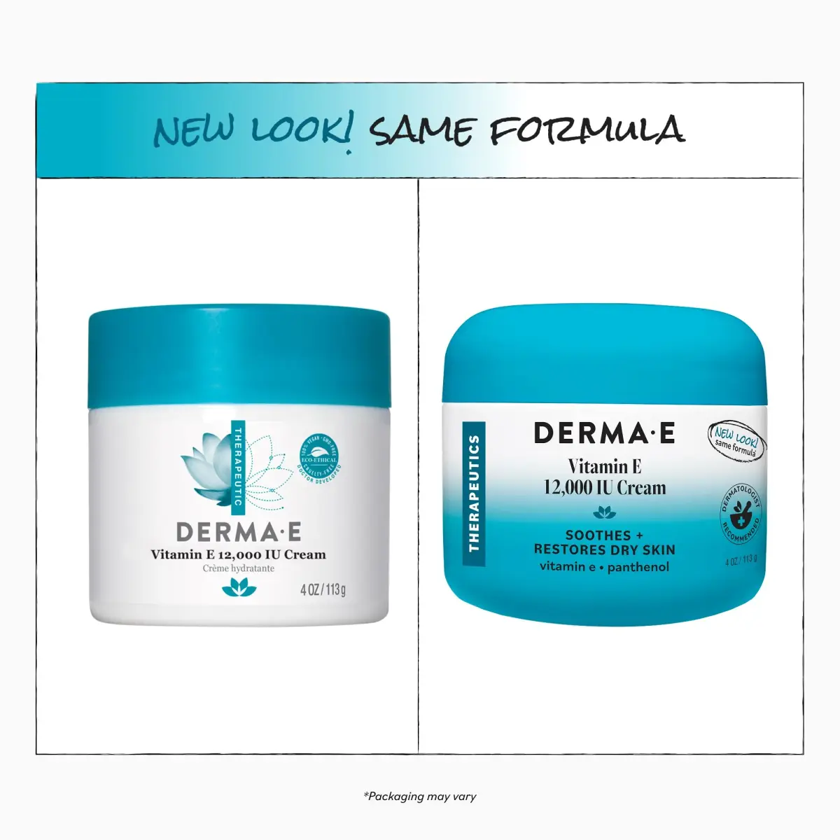 Derma E Vitamin E 12,000 IU Cream 118ml (4 oz) | Intensive Moisturizer for Face, Body & Hands - view 4