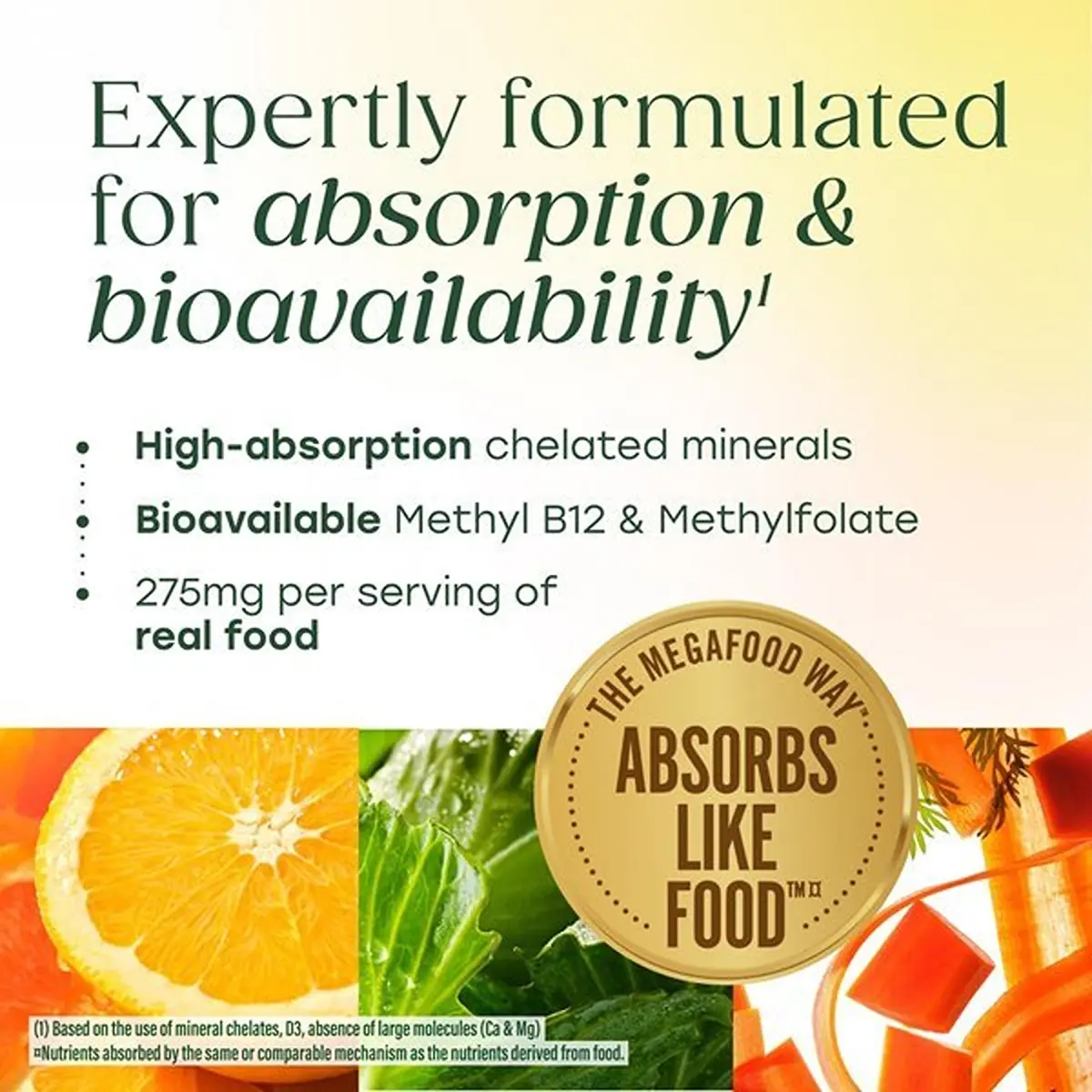 MegaFood One Daily Multivitamin for Women with 22 Nutrients, 90 Tablets | Supports Energy, Bone & Immune Health - view 7