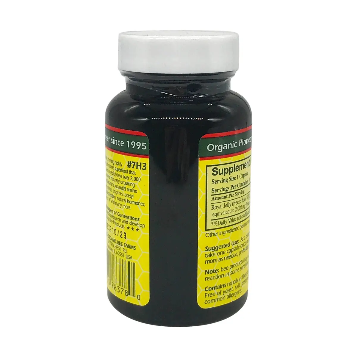 YS Organic Pure Royal Jelly Capsules 35 Count (Pack of 1) | Ultra Mega Strength 2000mg - view 7