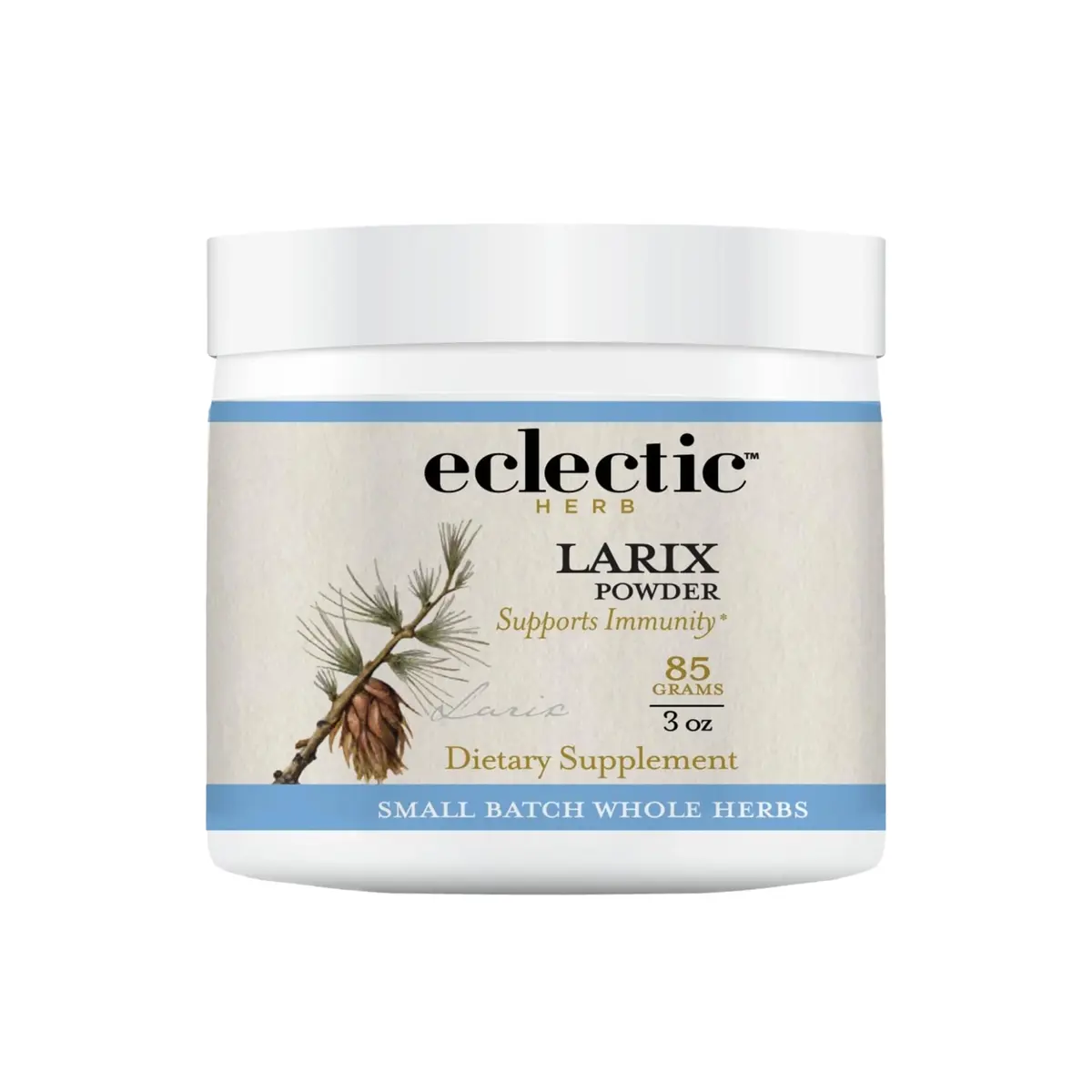 ECLECTIC INSTITUTE Organic Larix Powder 3 oz | Immune + Gut Support for Adults & Kids - main product image