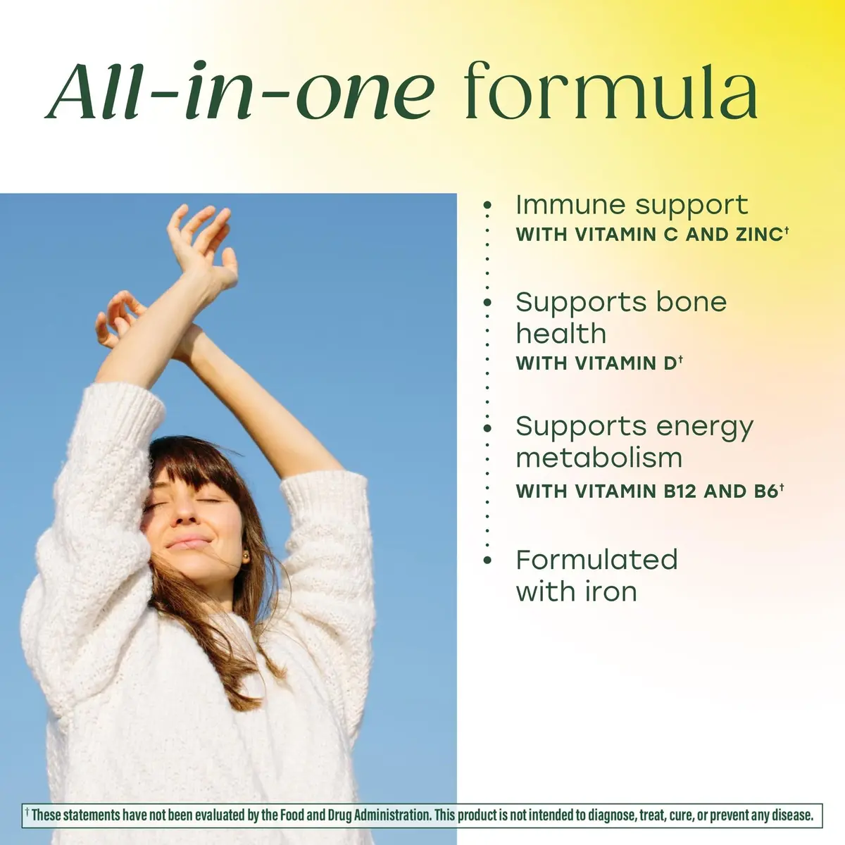 MegaFood One Daily Multivitamin for Women with 22 Nutrients | Supports Energy, Bone & Immune Health - view 4