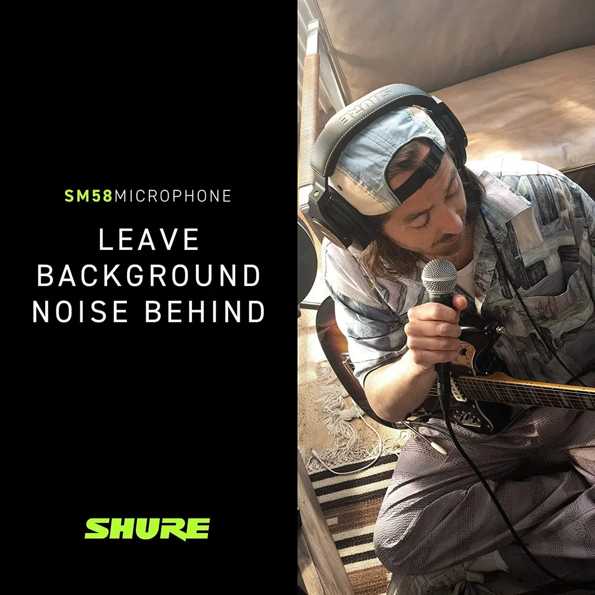 Shure SM58 Pro Dynamic Vocal Microphone with 25-ft XLR Cable | Legendary Vocal Clarity for Stage & Studio - view 8