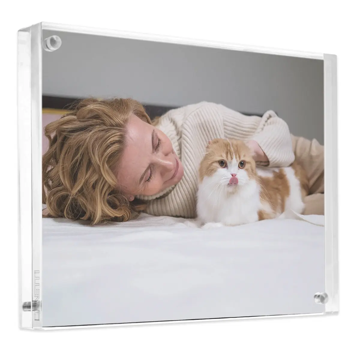 Canetti Original Magnet Frame 4x6 inch | Acrylic Magnetic Picture Holder, Vertical & Horizontal Display - main product image