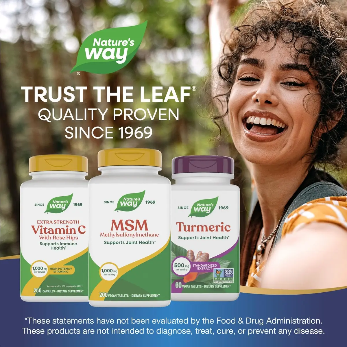 Nature's Way MSM 1000 mg | Supports Joint, Hair & Nails | 200 Tablets (Vegan, Gluten-Free) - view 7