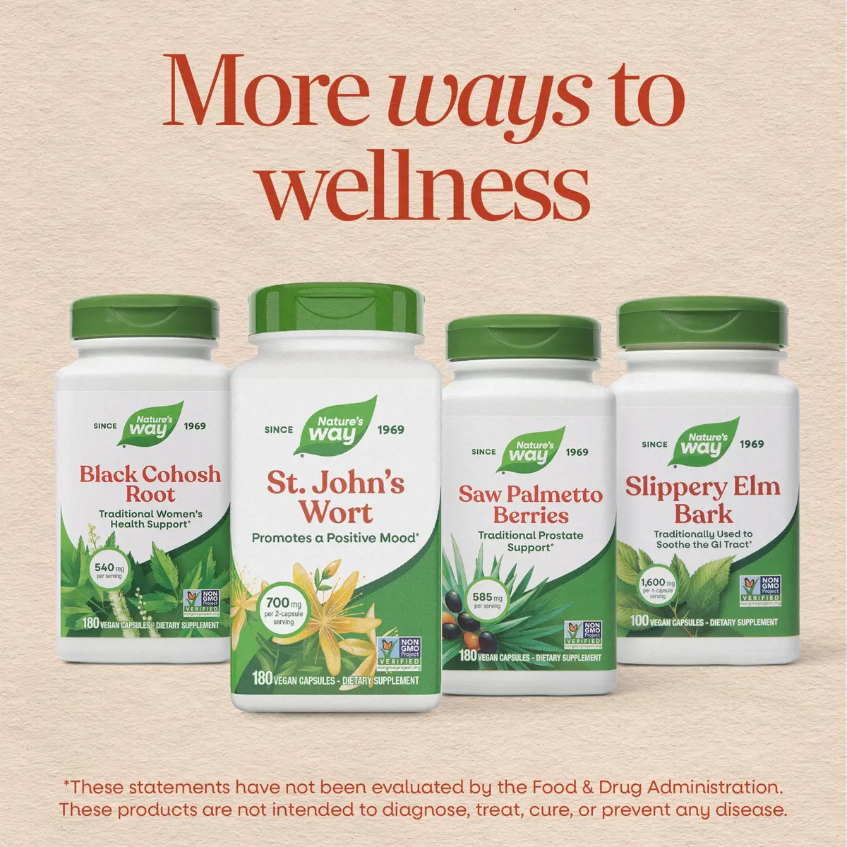 Nature's Way St. John’s Wort Capsules, 700 mg | Supports Mood & Wellbeing, Vegan, 180 ct - view 8