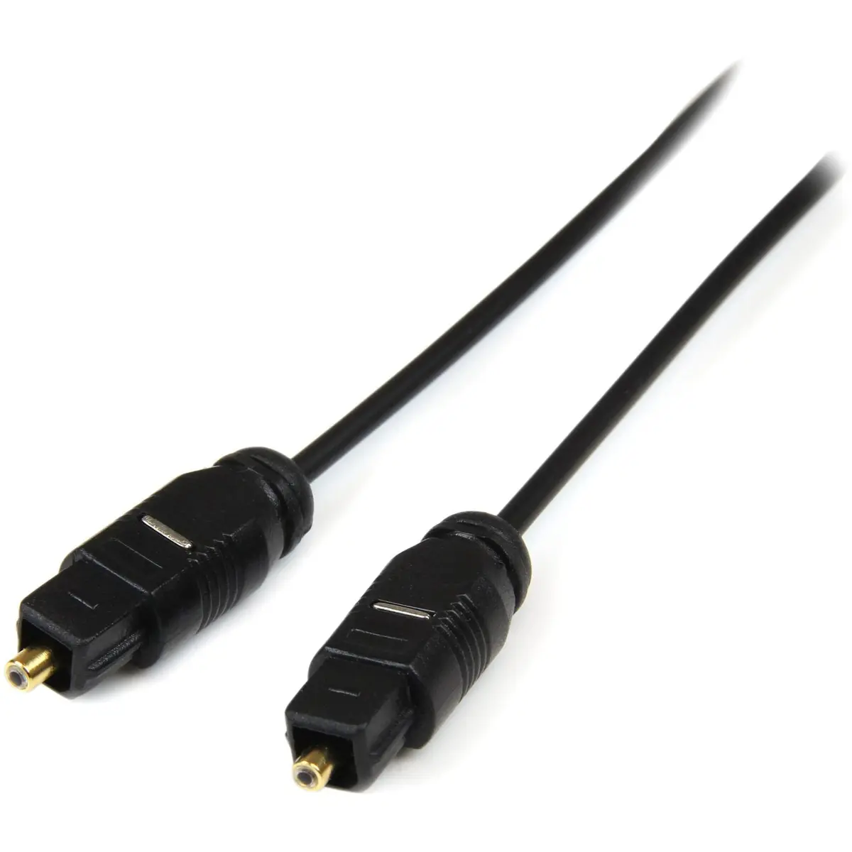 StarTech.com 3 m (10 ft) Ultra-Thin Digital Optical Audio Cable | Toslink SPDIF Male/Male - main product image