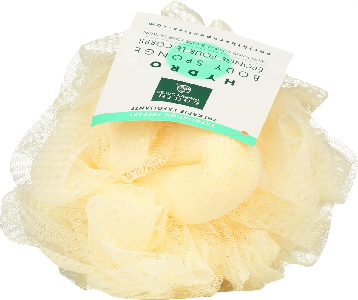 Earth Therapeutics Hydro Body Sponge with Hand Strap - Natural | Bathing Accessory for Gentle Cleansing (70-120 chars) - view 5