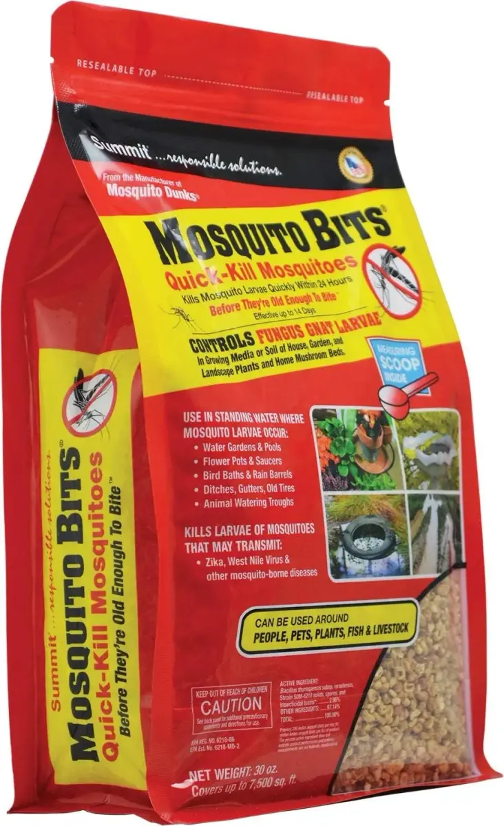 Summit Mosquito Bits Larvicide Granules 850g (30 oz) | EPA Registered Biological Control - view 4