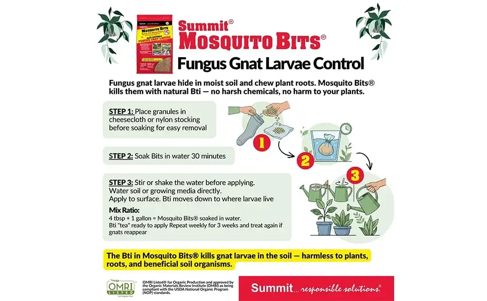 Summit Mosquito Bits Larvicide Granules 850g (30 oz) | EPA Registered Biological Control - view 7