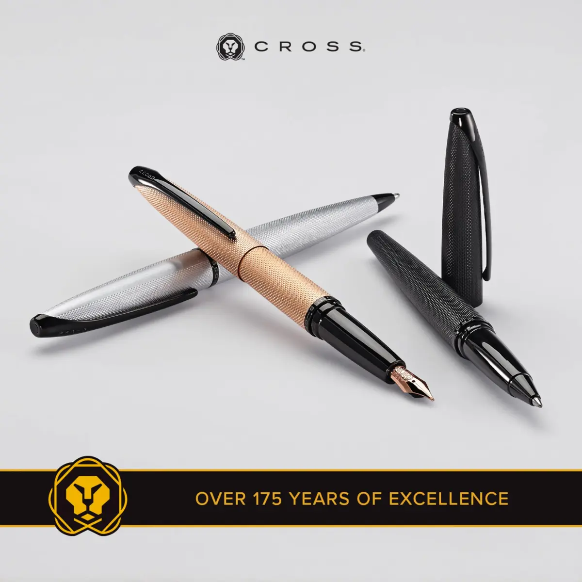 Cross ATX Pure Chrome Ballpoint Pen, Medium Point, Black Ink (0.7mm) | Smooth Writing, Professional Design - view 8