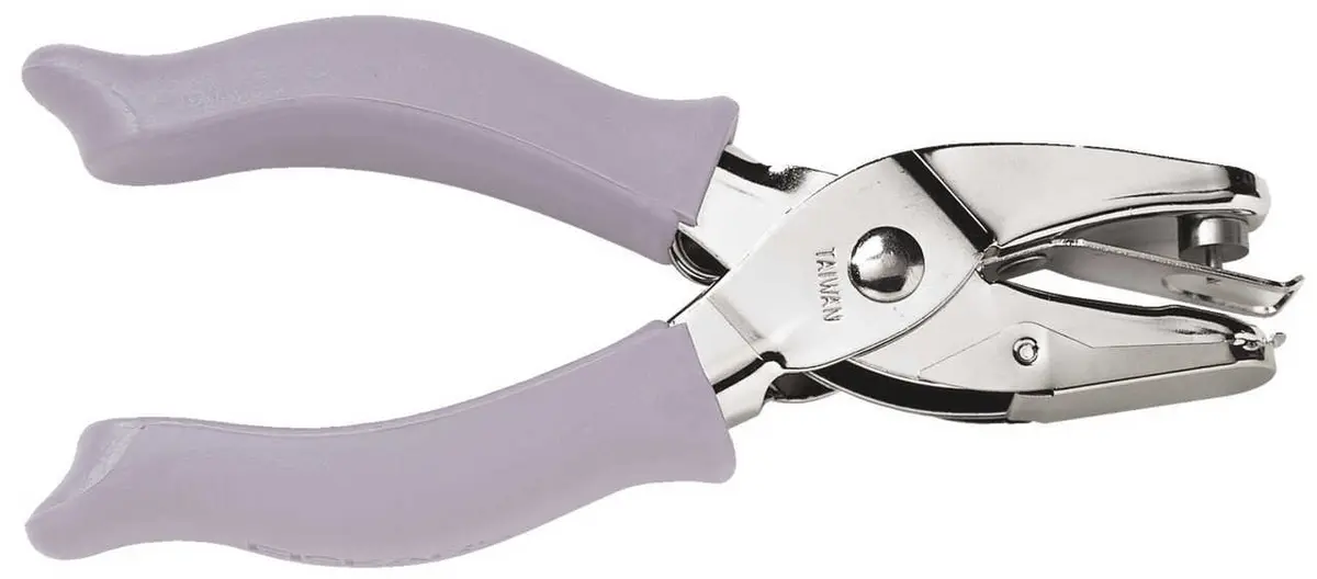 Fiskars 1/4" Circle Hand Hole Punch for Paper & Crafts, Lilac | Portable, Durable, Easy to Use - main product image
