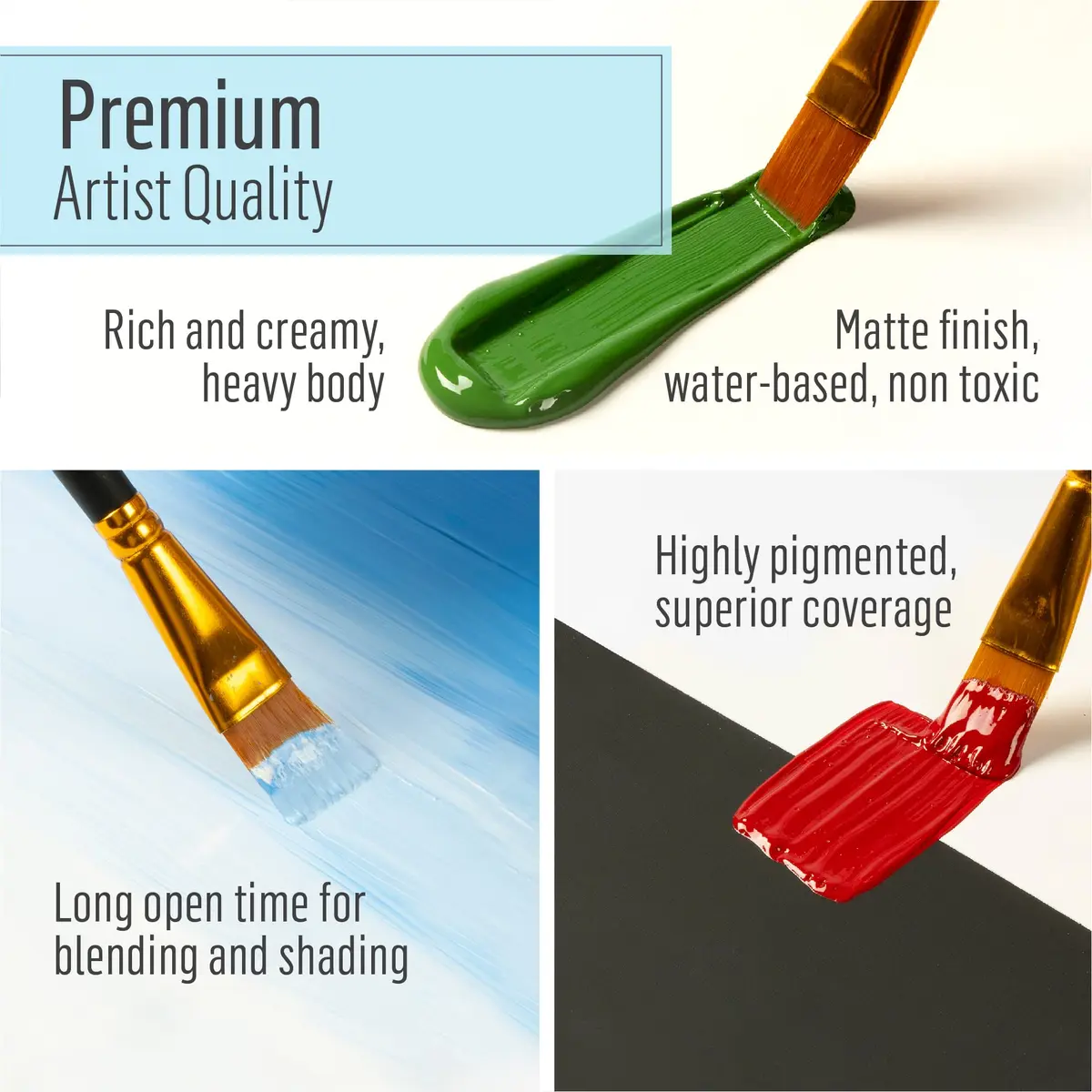 FolkArt Acrylic Paint Tangerine 60ml (2 Fl Oz) | Artist-Quality Matte Finish - view 6