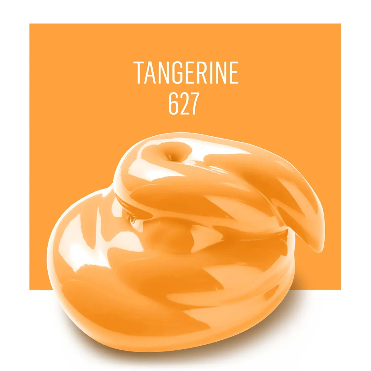 FolkArt Acrylic Paint Tangerine 60ml (2 Fl Oz) | Artist-Quality Matte Finish - view 3
