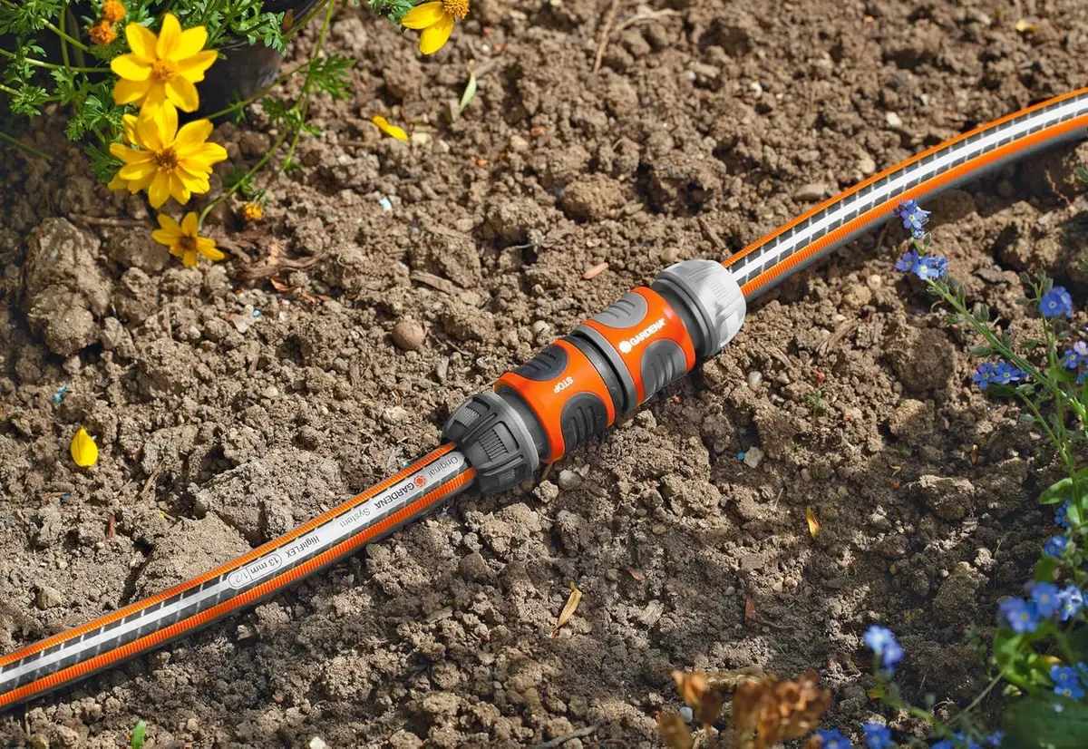 Gardena Hose Coupling Adapter 13mm (1/2") to 19mm (3/4") | Secure Waterproof Connection for Garden Hoses - view 5