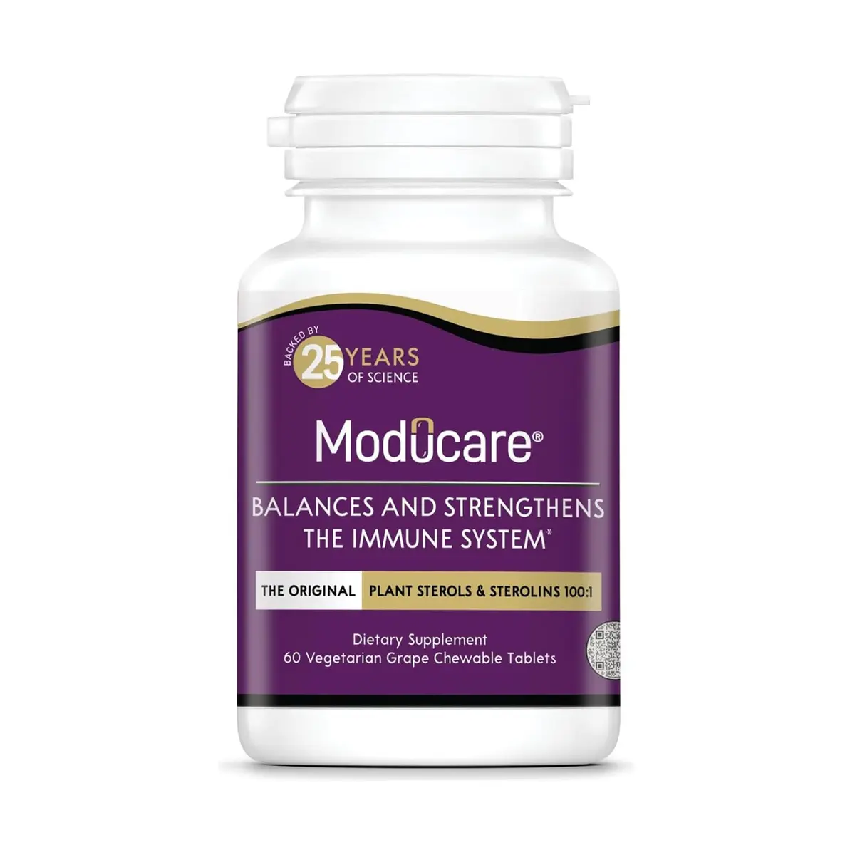 Moducare Immune Balance* Plant Sterol and Sterolin Grape Chewable 60 Tabs | Supports Immune System - main product image