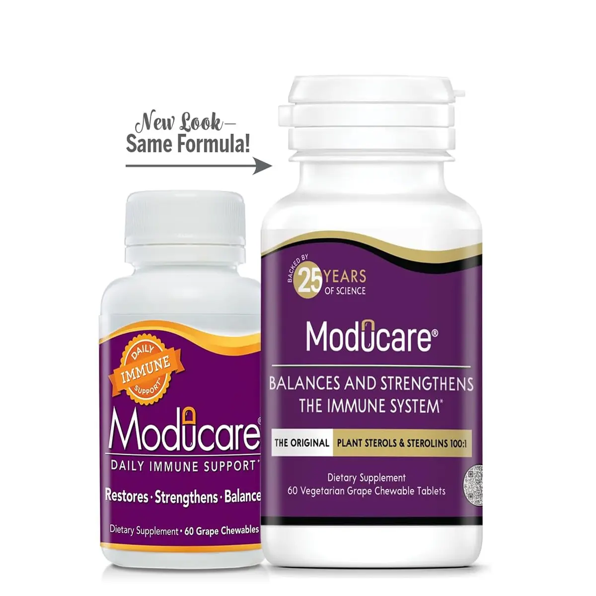 Moducare Immune Balance* Plant Sterol and Sterolin Grape Chewable 60 Tabs | Supports Immune System - view 3
