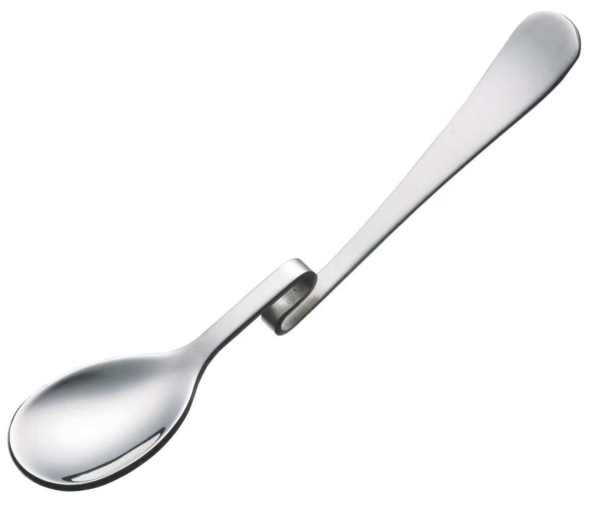 KitchenCraft Jam Spoon for Jars, Stainless Steel, 15 cm | Secure Mess-Free Jam Serving - main product image