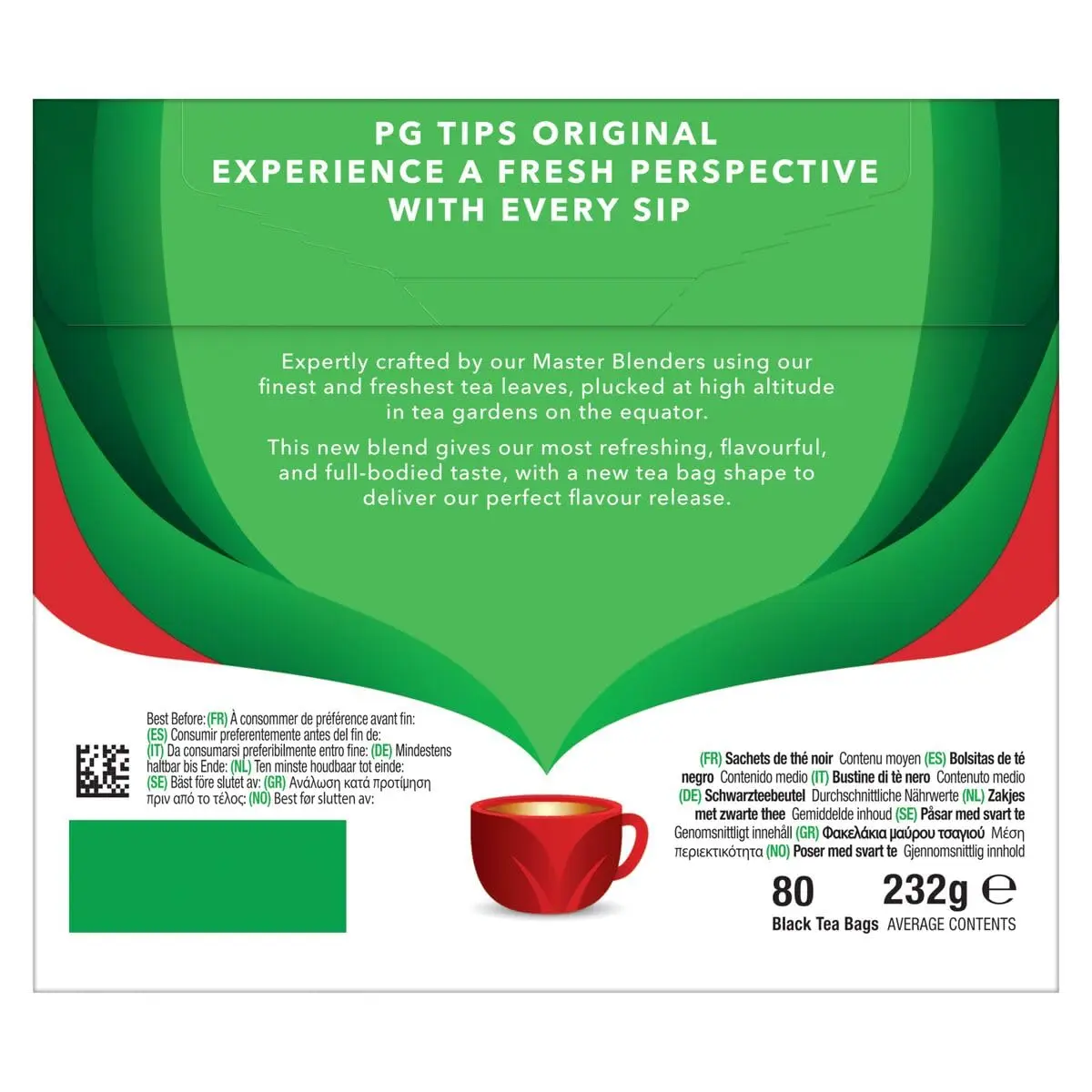 PG Tips Black Tea Bags 80 Count | Classic British Blend for a Rich, Refreshing Cup - view 2