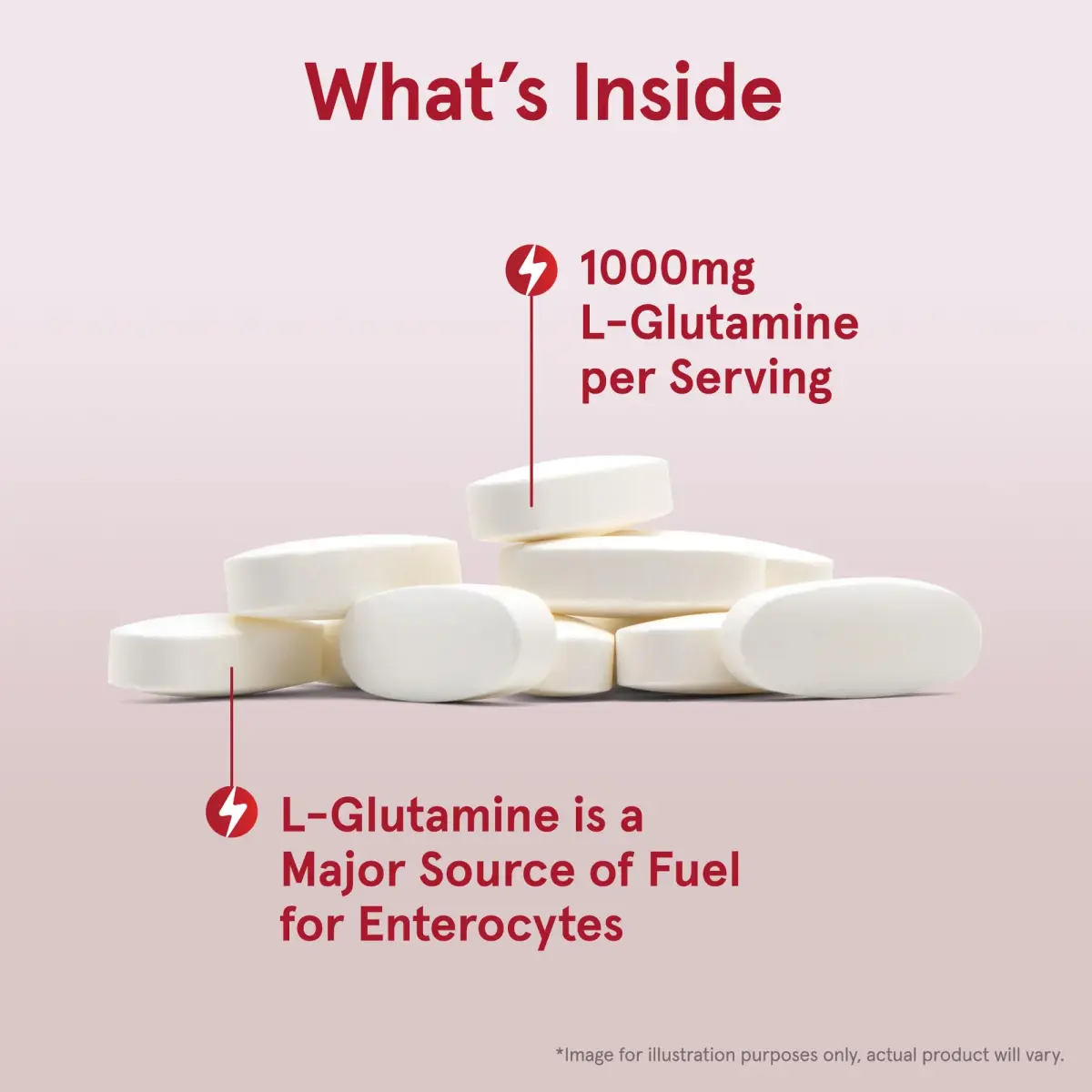 Jarrow Formulas L-Glutamine 1000 mg Tablets | Muscle Tissue & Immune Support - view 3