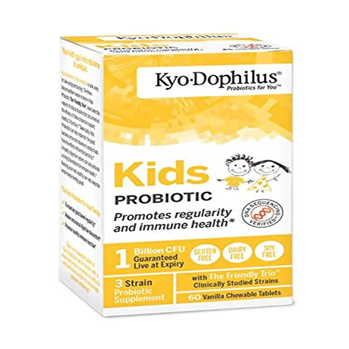 Wakunaga Kyo-Dophilus Kids Probiotic 60 Tablets | Clinically Studied Digestive & Immune Support - view 4