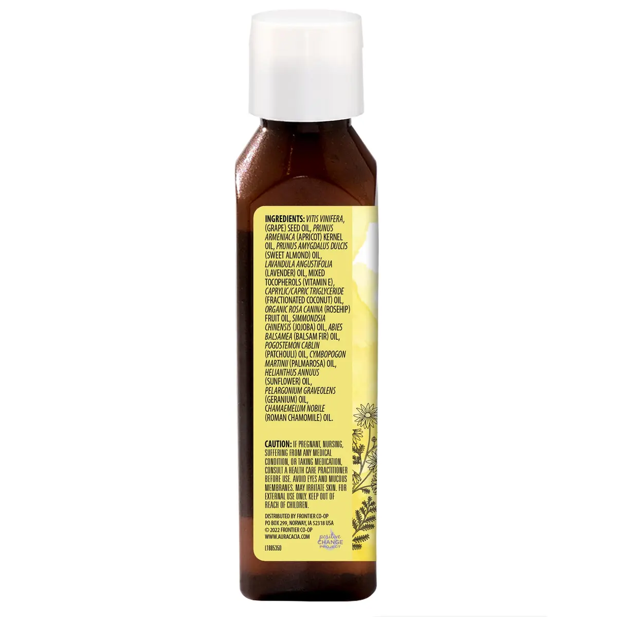 Aura Cacia Tranquil Chamomile Body Oil 118ml (4 Fl Oz) | Soothing Moisture for All Skin Types - view 2