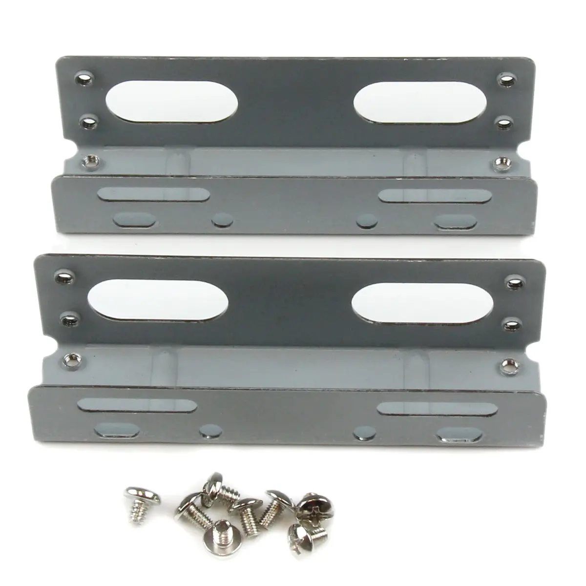 StarTech.com 3.5in to 5.25in Universal HDD Bracket Adapter, Silver | All-Metal Construction, 4 Mounting Screws Included - view 2
