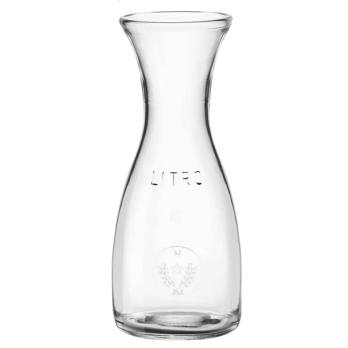 Bormioli Rocco Misura PZ Carafe - Clear, 17 oz | Elegant, Durable & Dishwasher Safe - main product image