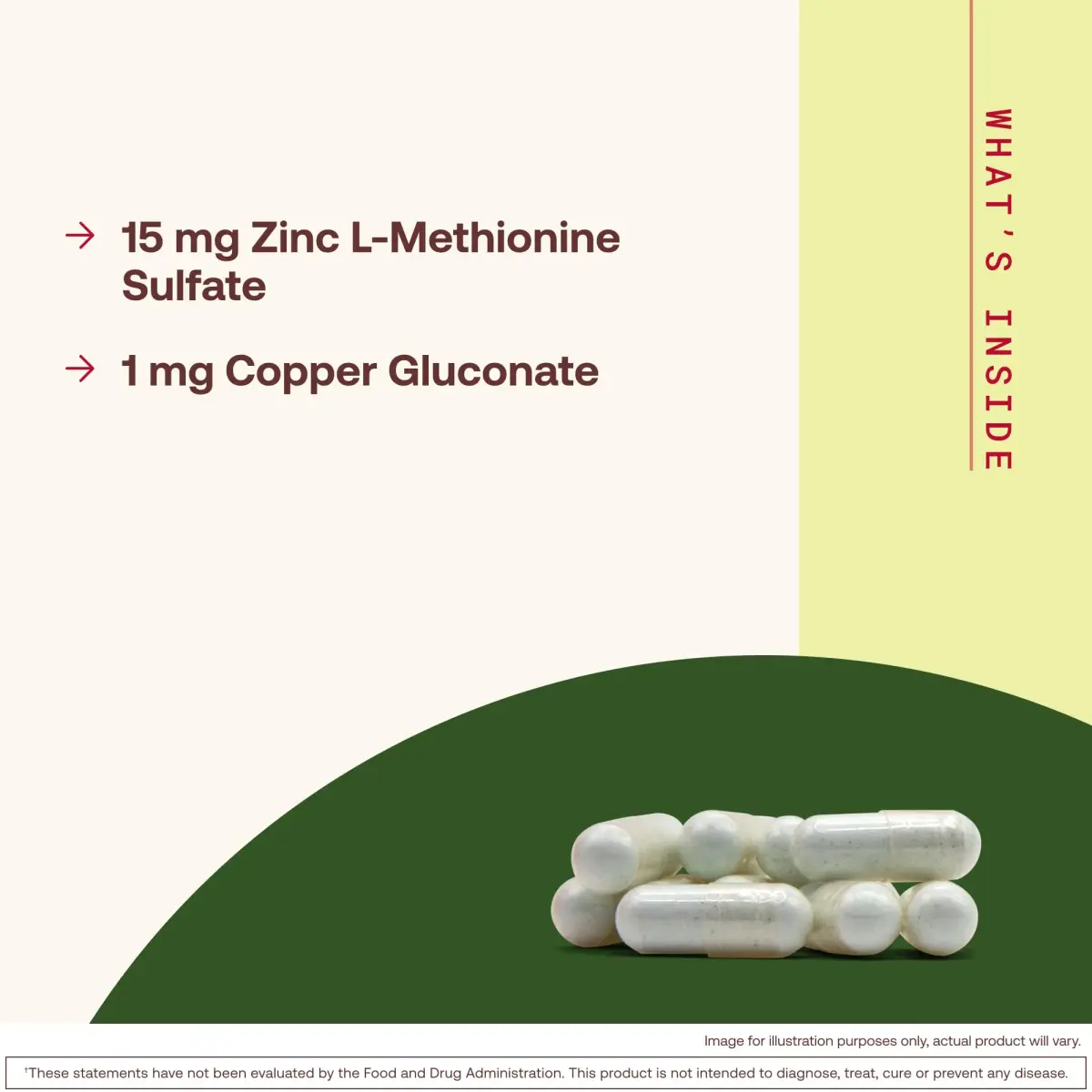 Jarrow Formulas Zinc Balance 15 mg Zinc with Copper 100 Capsules | Immune Support Supplement - view 3