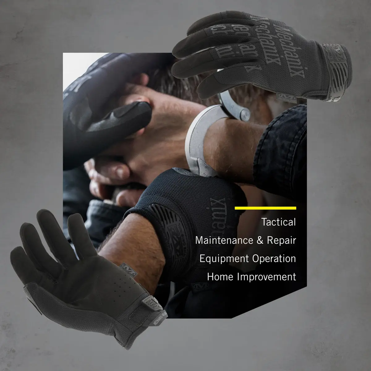 Mechanix Wear Original Tactical Covert Gloves Small | Impact & Abrasion Resistant, Touchscreen Compatible - view 4
