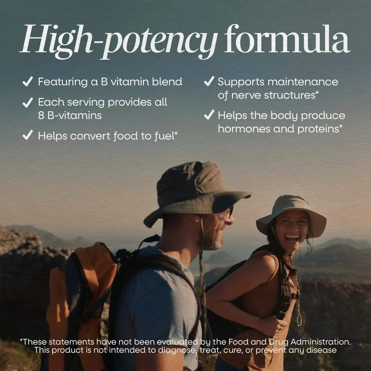 Nature's Way B-50 Complex Supports Cellular Energy & Nerve Health 100 Capsules | Gluten Free - view 3