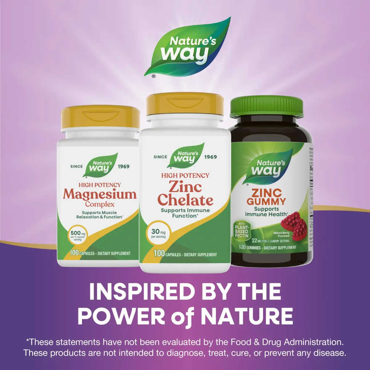 Nature's Way Zinc Chelate Mineral Supplement 30 mg 100 Capsules | Supports Immune Function - view 7