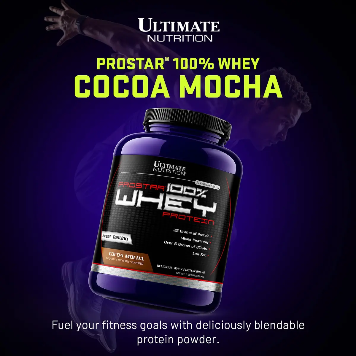 Ultimate Nutrition Prostar Whey Protein Isolate, Cocoa Mocha, 2 lb | 25g Protein, Fast Absorption, Keto-Friendly - view 2