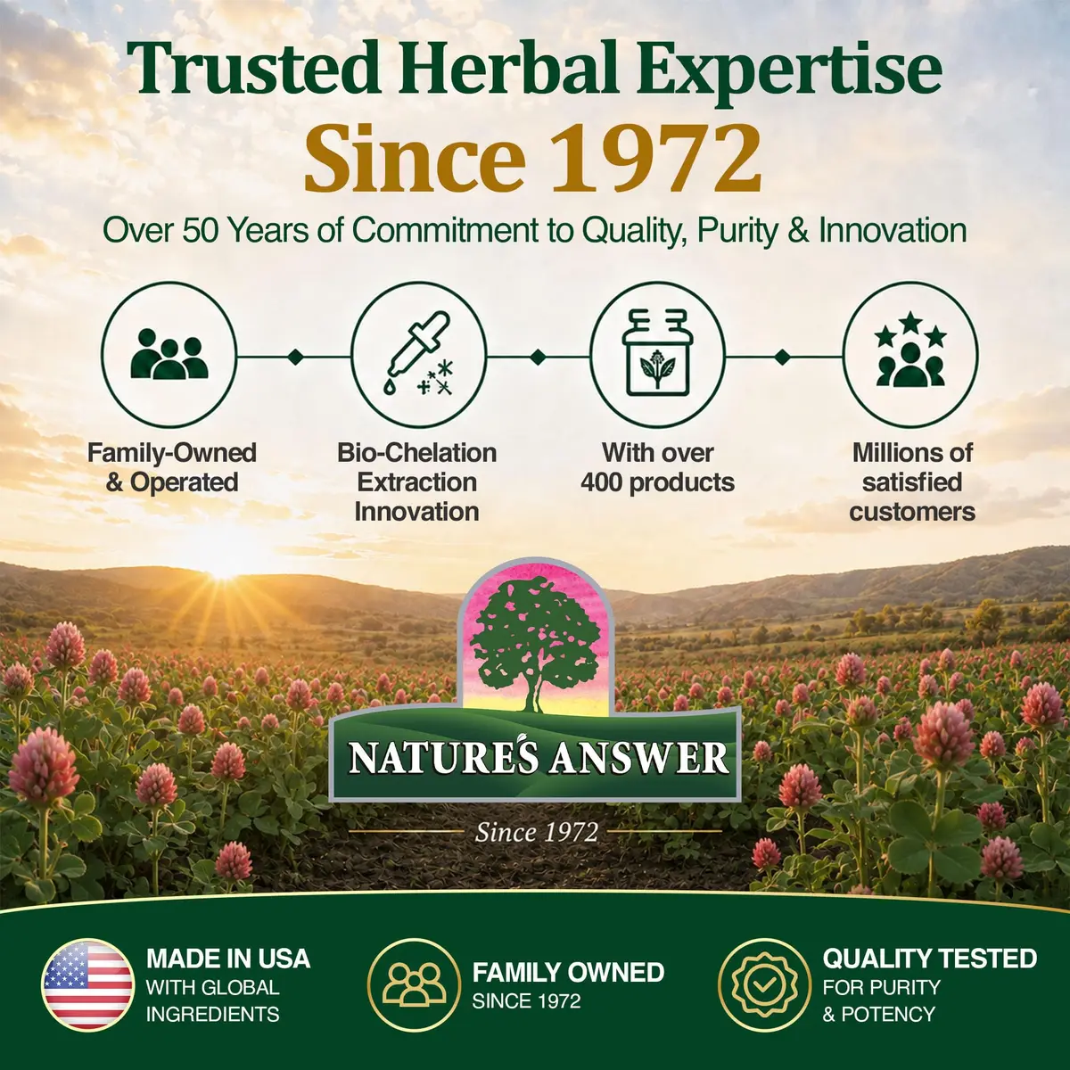 Nature's Answer Red Clover Liquid Extract 30ml (1 Fl Oz) | Menopause Support for Hormonal Balance - view 9