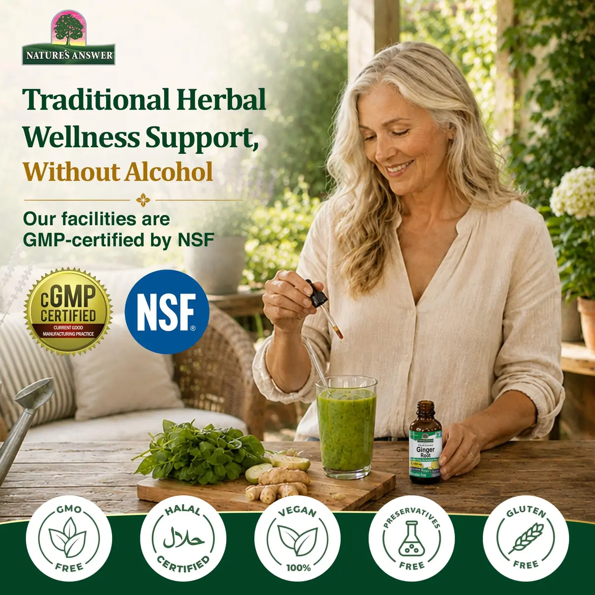 Nature's Answer Red Clover Liquid Extract 30ml (1 Fl Oz) | Menopause Support for Hormonal Balance - view 4