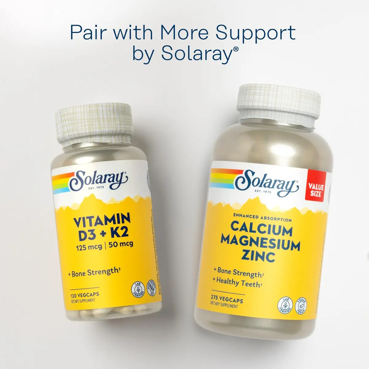 SOLARAY Spectro Multivitamin with Iron - Capsule 360 | Full-Spectrum Support for Digestion & Bone Health - view 6