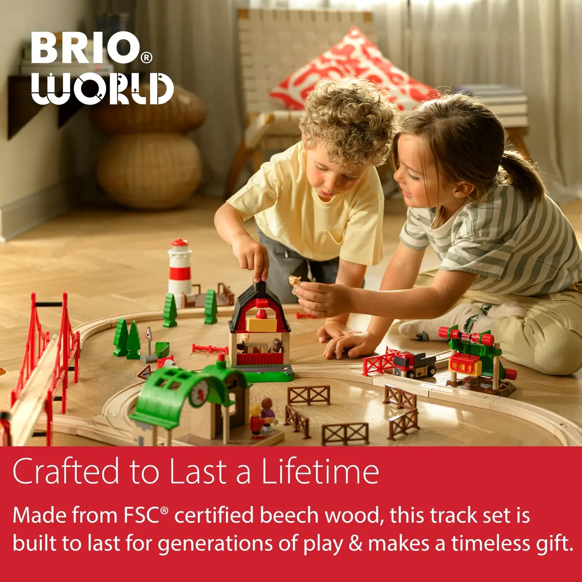 BRIO World Expansion Pack Intermediate - Wooden Train Tracks with Switches | Grow Railway System - view 6