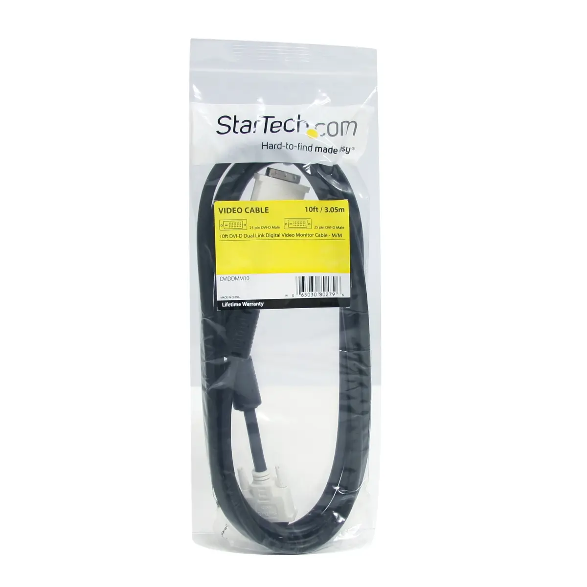 StarTech.com 10ft Dual Link DVI-D Cable, Male to Male, 2560x1600 | High-Speed Digital Transmission - view 4