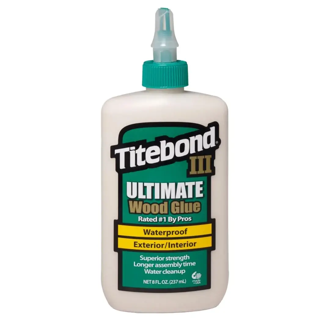 Titebond III Ultimate Wood Glue 8 fl oz (237ml) | Waterproof, Non-Toxic, Water Cleanup - main product image