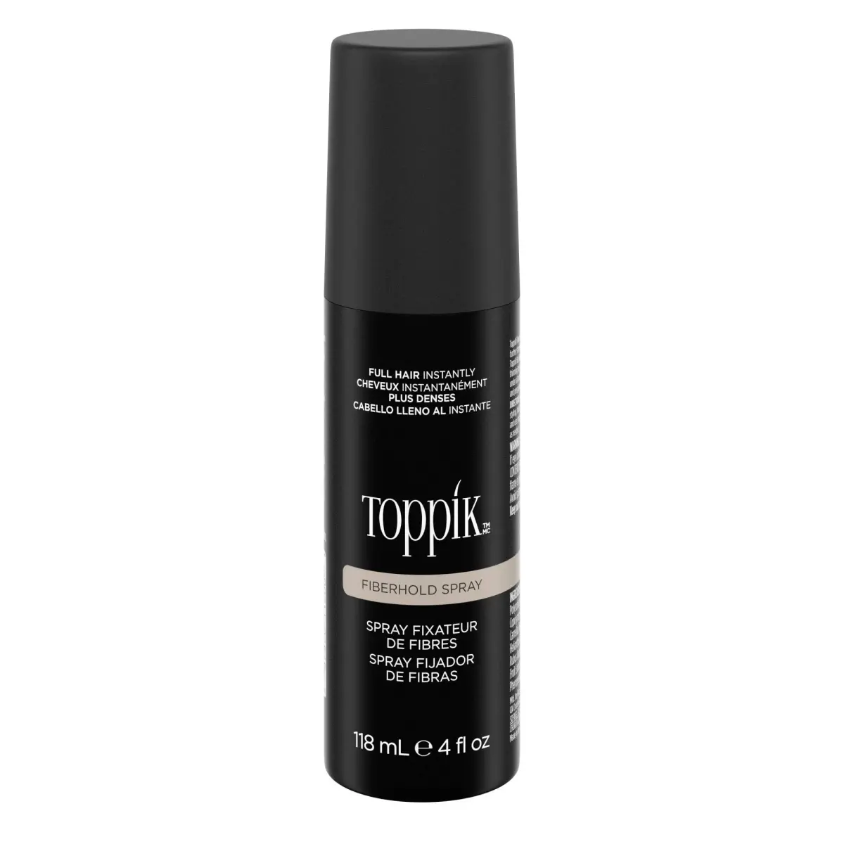 TOPPIK FiberHold Spray 118ml (4 Fl Oz) | Strengthens Hair Fibers for Long-Lasting Hold - main product image