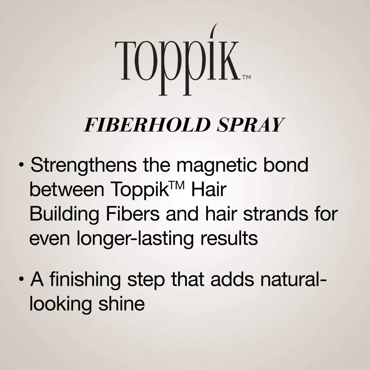 TOPPIK FiberHold Spray 118ml (4 Fl Oz) | Strengthens Hair Fibers for Long-Lasting Hold - view 4