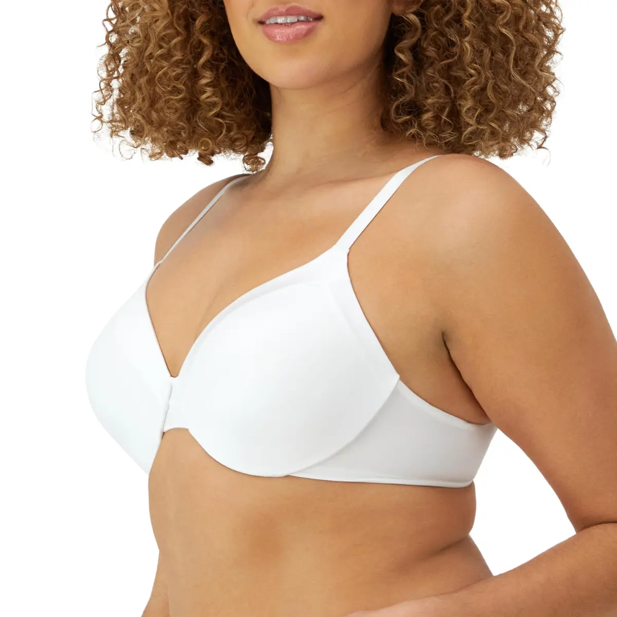 Maidenform Womens Comfort Devotion Underwire Bra, Full Coverage, White, 36D | Versatile Convertible Support - view 2