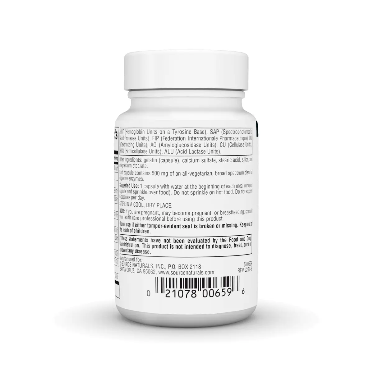 Source Naturals Daily Essential Enzymes, 500 mg | Digestive Support & Nutrient Utilization (120 chars) - view 4