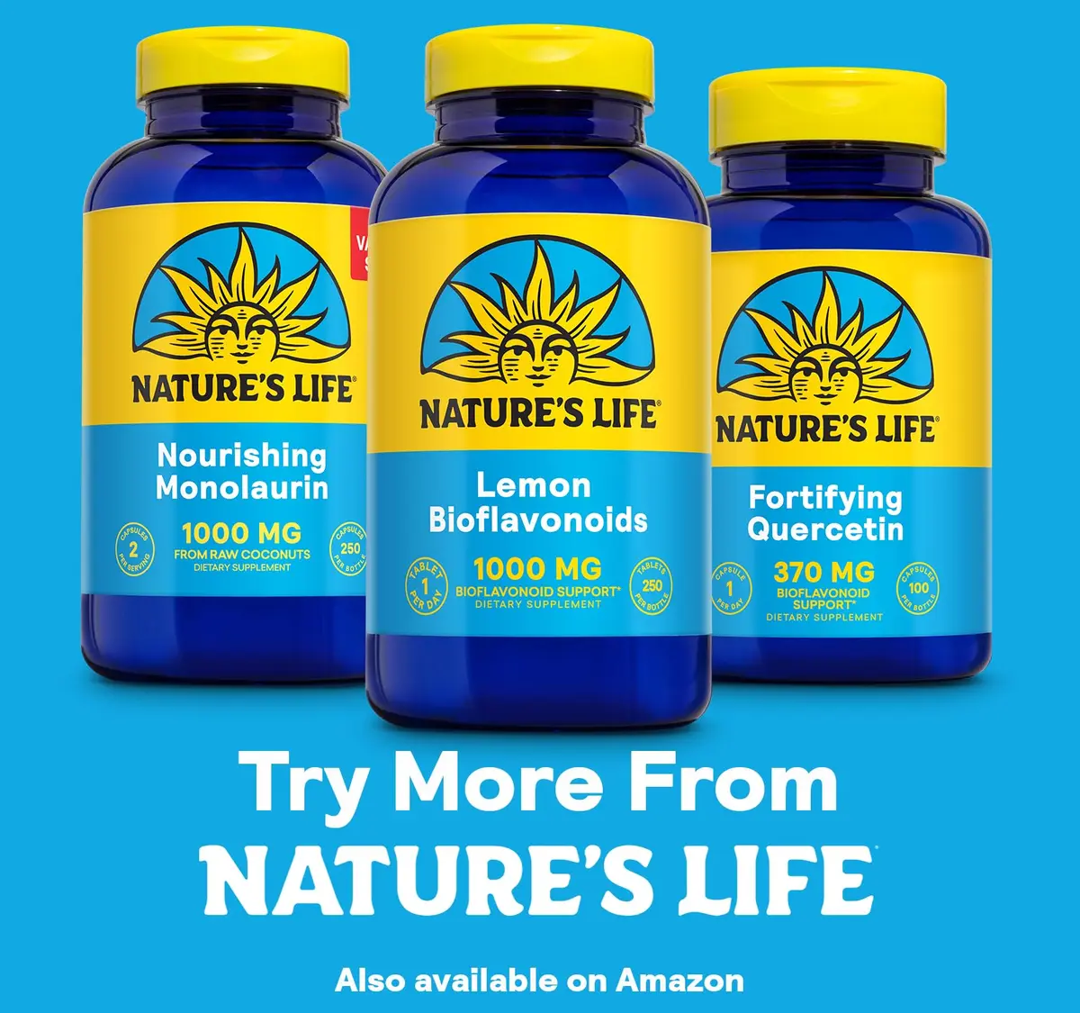 Nature's Life Lemon Bioflavonoids 1000mg | Citrus Bioflavonoids Supplement with Hesperidin & Rutin (250 Tablets) - view 6