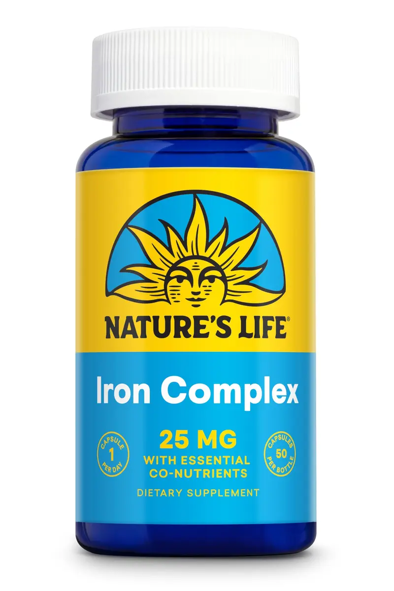 Nature's Life Iron Complex | 50 ct | Supports Energy & Hemoglobin (70-120 chars) - main product image