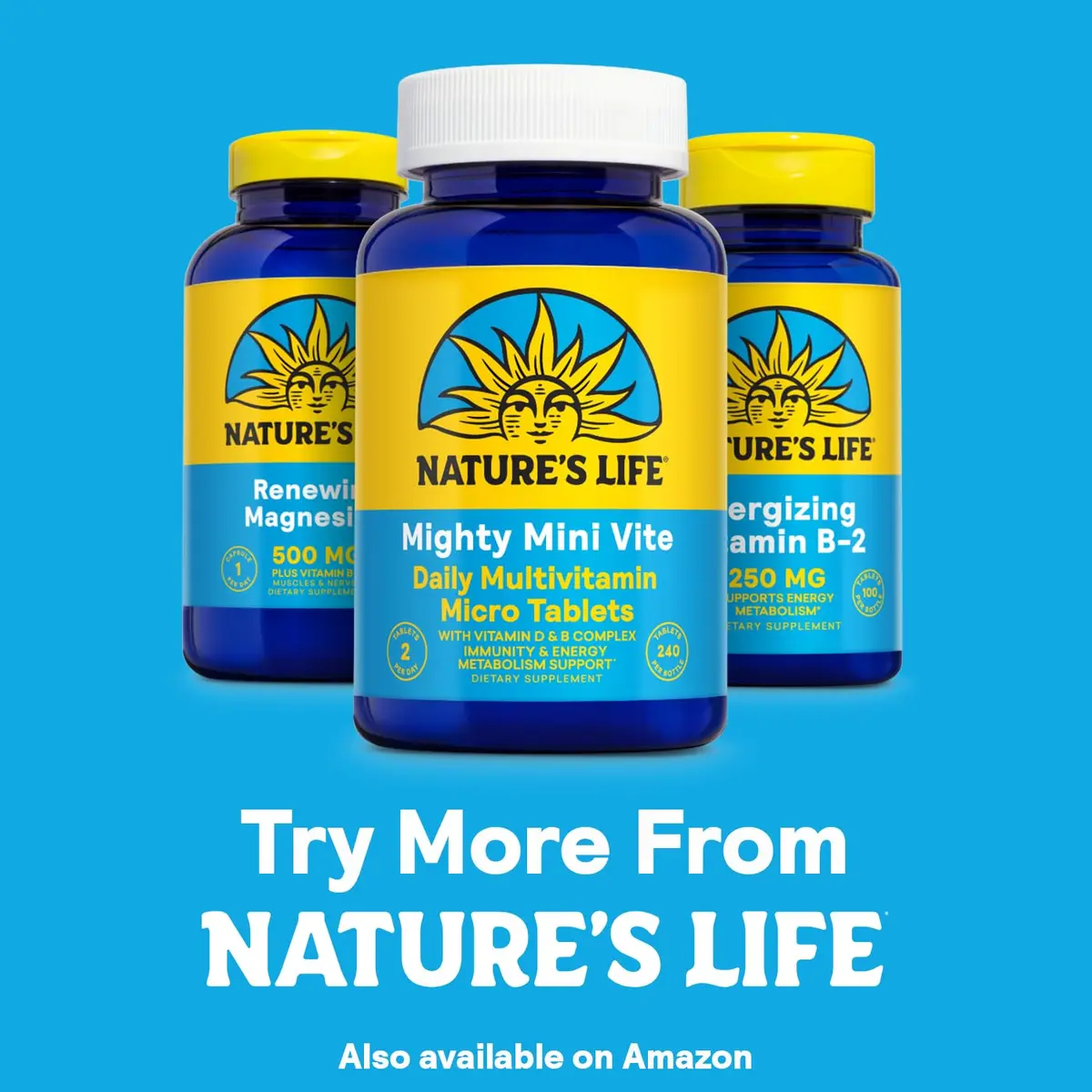Nature's Life Magnesium 500 mg | Supports Muscles & Nerves | Lab Verified (100 VegCaps) - view 6