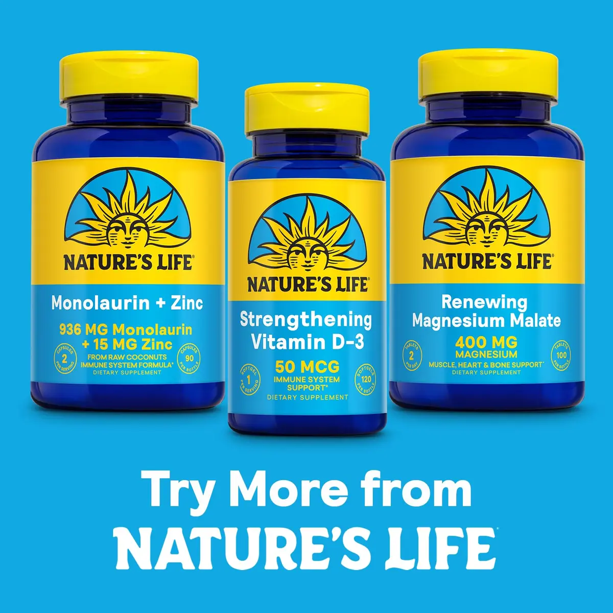 Nature's Life Magnesium Malate 400 mg | Bioavailable Mineral Complex for Bones, Muscles & Heart Support - view 6