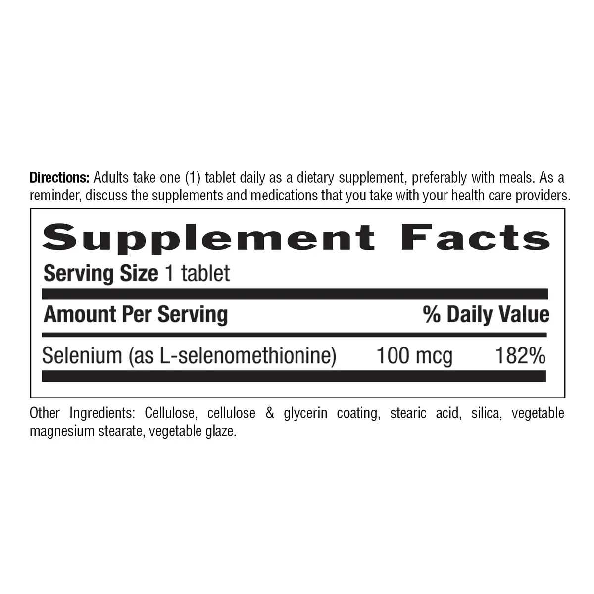 Country Life Selenium 100 mcg Yeast-Free Tablets 180 Count | Supports Immune Health & Acts as Antioxidant - view 2