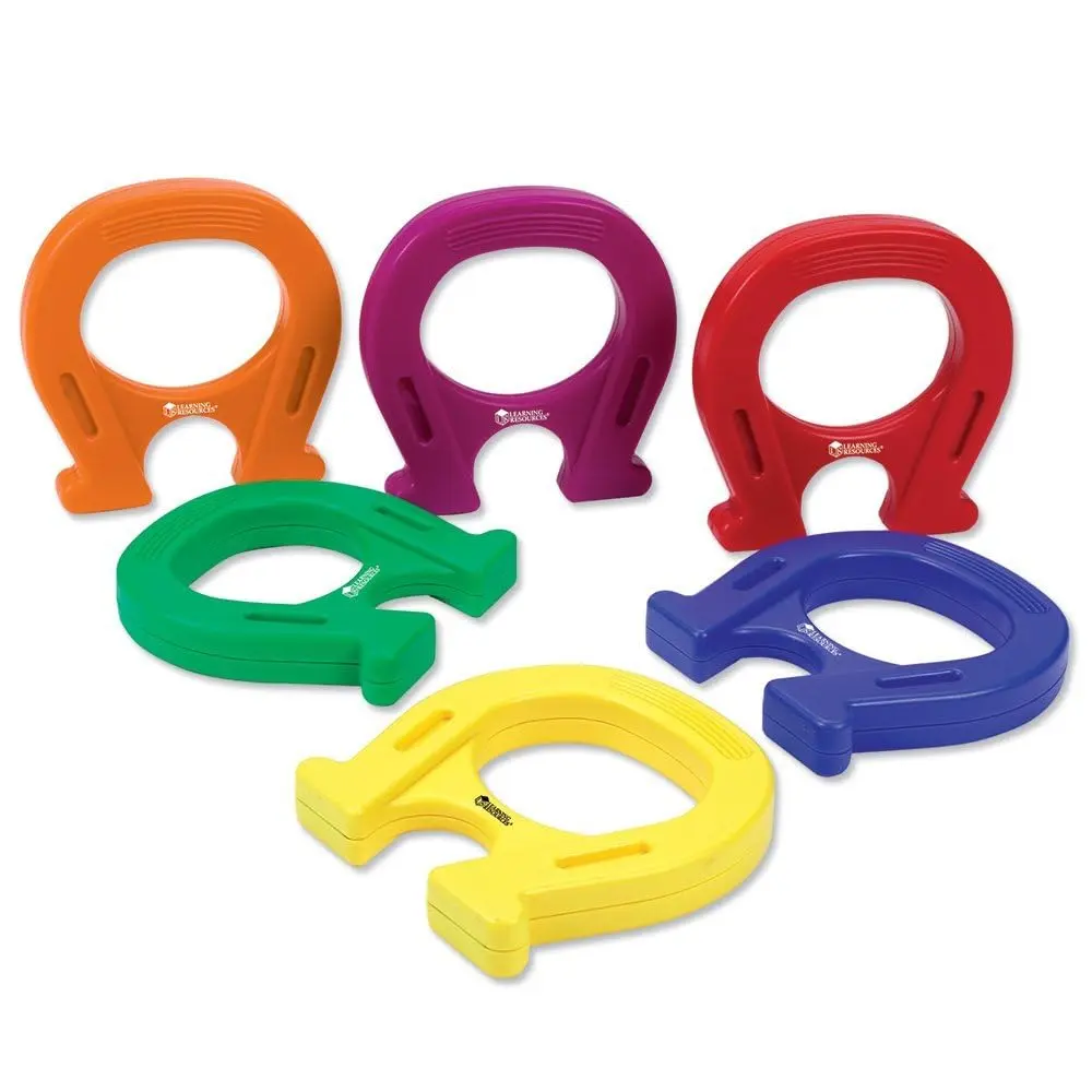Learning Resources Primary Science Mighty Magnets, Set of 6 | Colorful Horseshoe Magnets for Kids 5+ - view 2