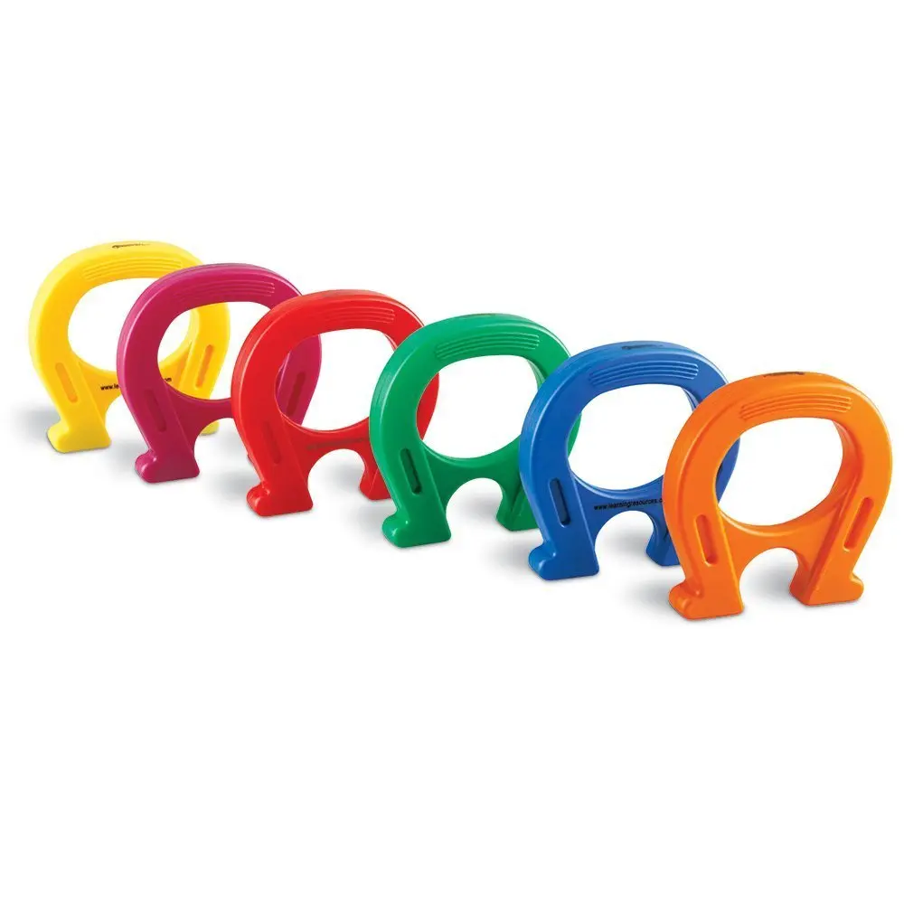 Learning Resources Primary Science Mighty Magnets, Set of 6 | Colorful Horseshoe Magnets for Kids 5+ - view 3